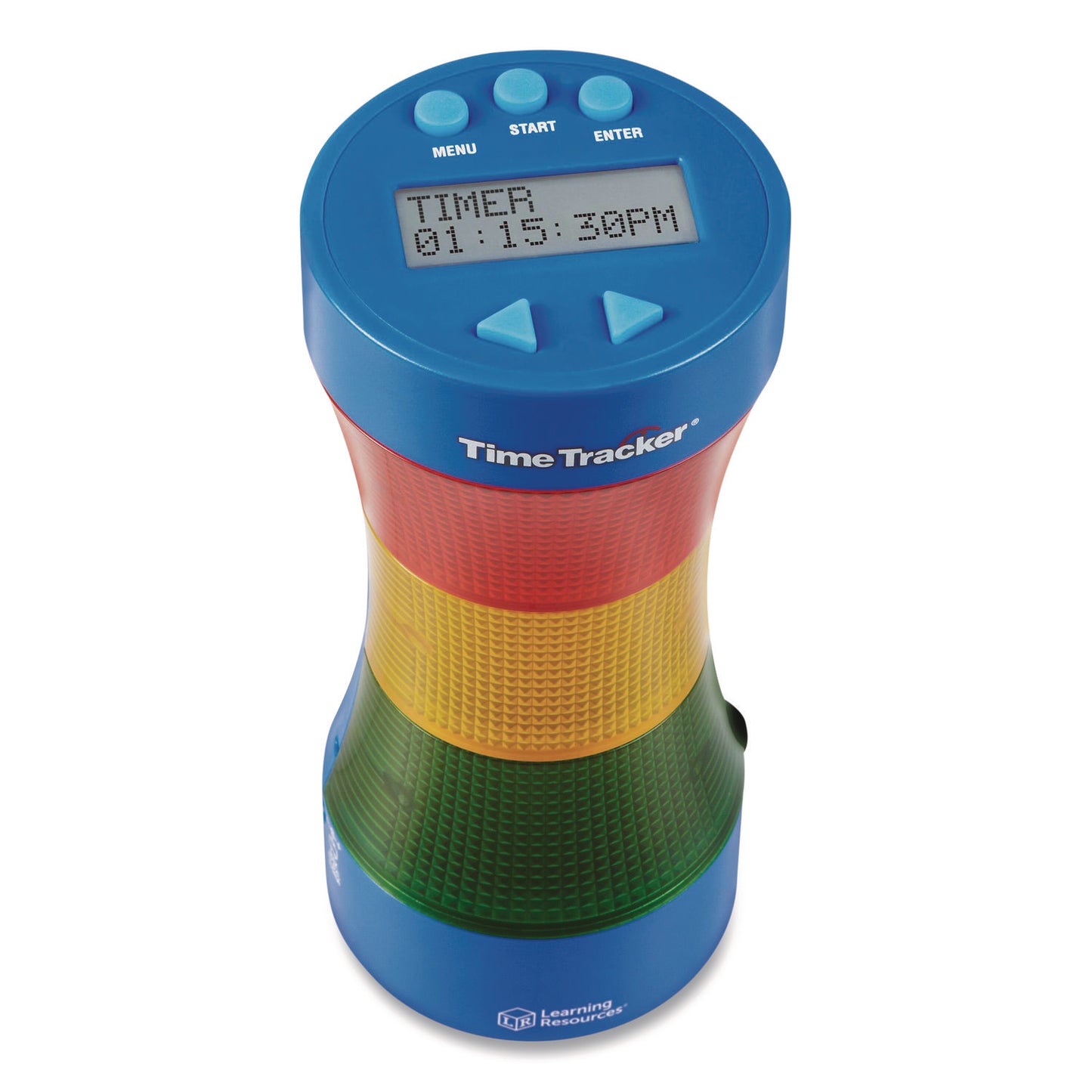 Learning Resources® Time Tracker Visual Timer and Clock, LCD, 5.4 x 8.6 x 2.5, Assorted Colors (LRNLER6900)
