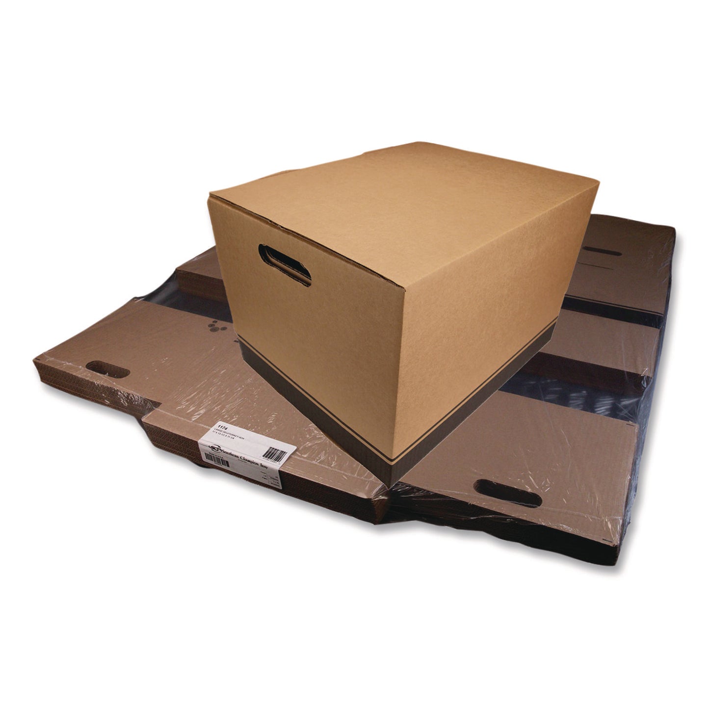 SCT® Carryout Boxes, Large Transport Box, 13.5 x 17 x 11.25, Kraft, 15/Carton (SCH1174)