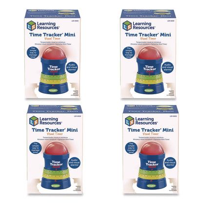 Learning Resources® Time Tracker Mini, LCD, 4.1 x 6.1 x 4.1, Assorted Colors, 4 Timers (LRNLER6909)