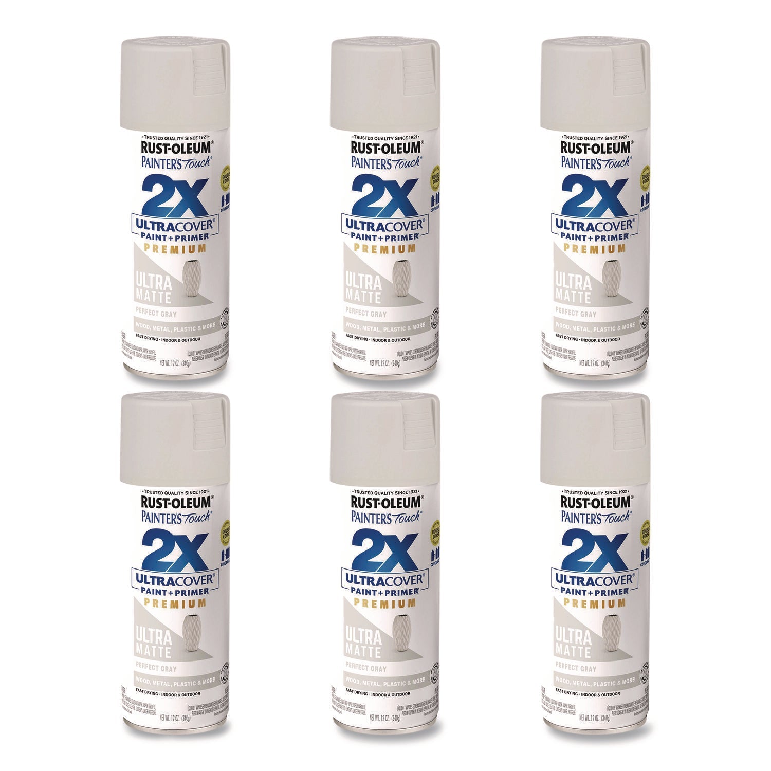 rust-oleum®-painters-touch-2x-ultra-cover-spray-paint-ultra-matte-gray-12-oz-aerosol-can-6-carton-rst331184_1