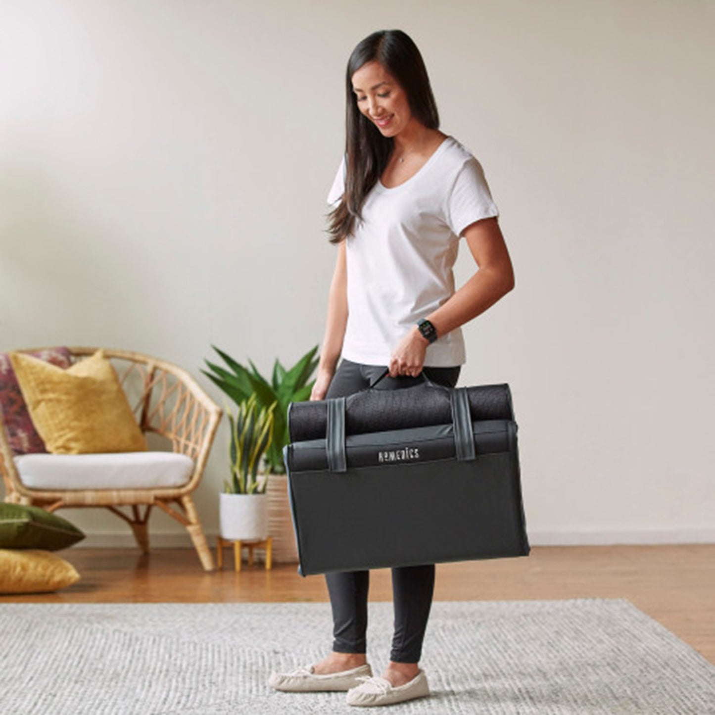 HoMedics® Body Flex Back Stretching Mat with Heat Black (1253814_EA)