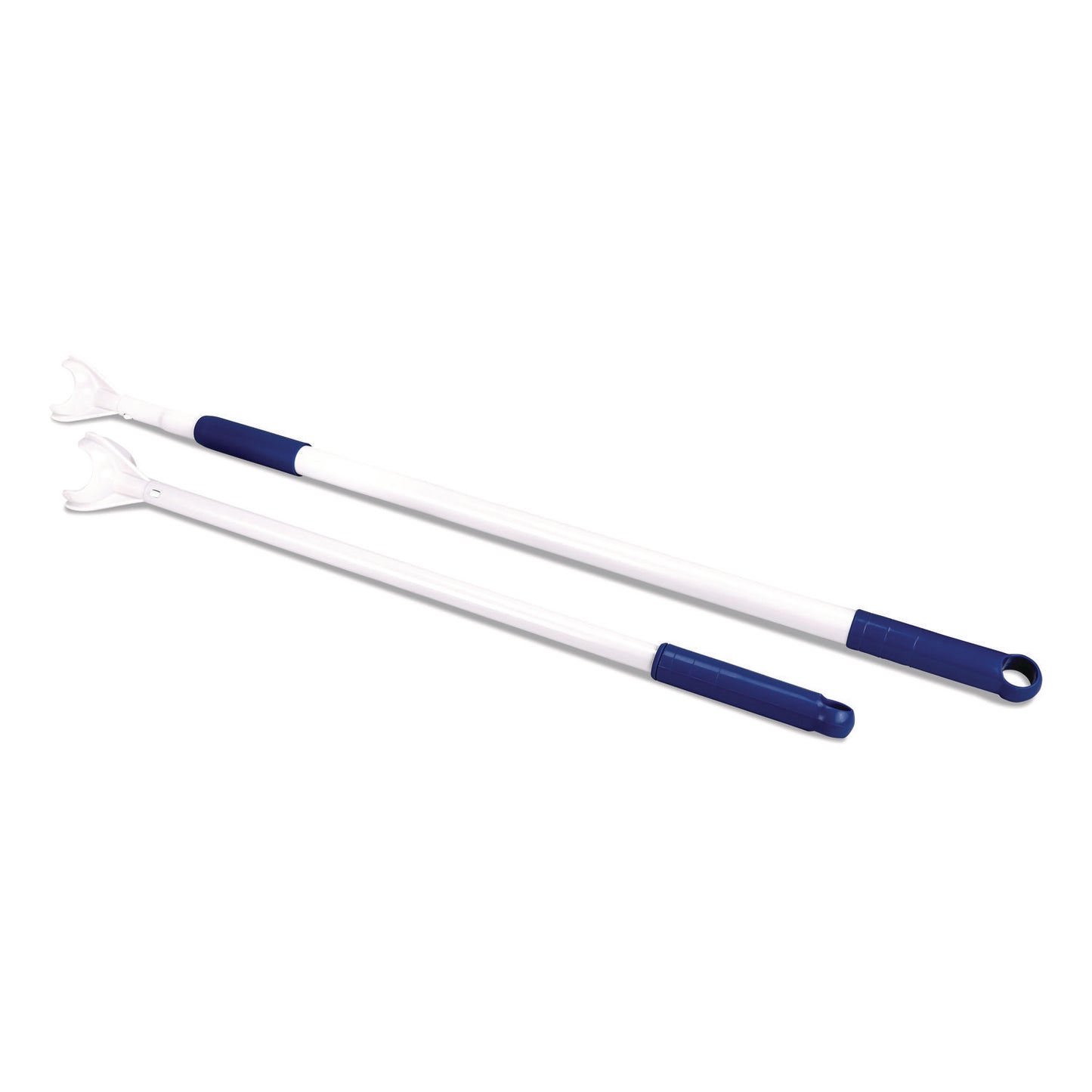 HOSPECO® Sphergo Telescoping Pole, 38" to 62", White/Blue (HOS2505SPHTPS2)