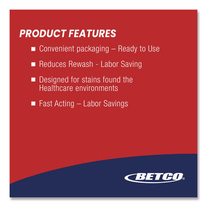 Betco® Simplicity Pro G Healthcare Prewash, 32 oz Spray Bottle, 6/Carton (BET4881600)