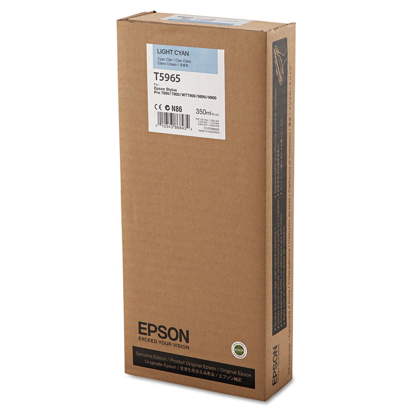 Epson® T596500 UltraChrome HDR Ink, Light Cyan (EPST596500)