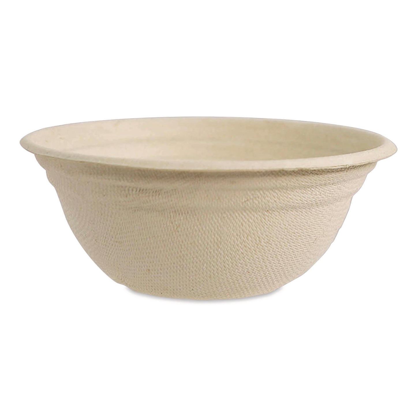 World Centric® Fiber Barrel Bowls, 8 oz, 4.5" diameter x 1.8" h, Natural, Paper, 500/Carton (WORBBSCU8LFS)