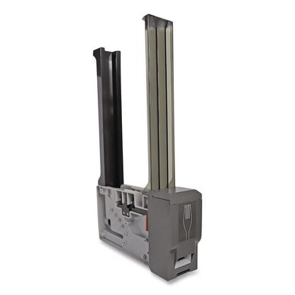 World Centric® Cutlery Dispenser Tower, Holds 125 Forks, 2.6 x 15.4, Gray, 10/Carton (WORDPCPLF)