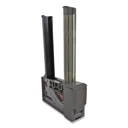 World Centric® Cutlery Dispenser Tower, Holds 125 Spoons, 2.6 x 15.4, Gray, 10/Carton (WORDPCPLS)