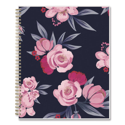 Blue Sky® Mimi Pink Weekly/Monthly Planner, Floral Artwork, 11 x 8.5, Pink/Blue/Rose Cover, 12-Month (Jan to Dec): 2026 (BLS137264)