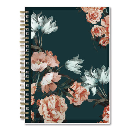 Blue Sky® Life Note-It Dania Weekly/Monthly Planner, Floral Artwork, 8.63 x 5.88, Teal/Pink/Blue Cover, 12-Month (Jan to Dec): 2026 (BLS139478)