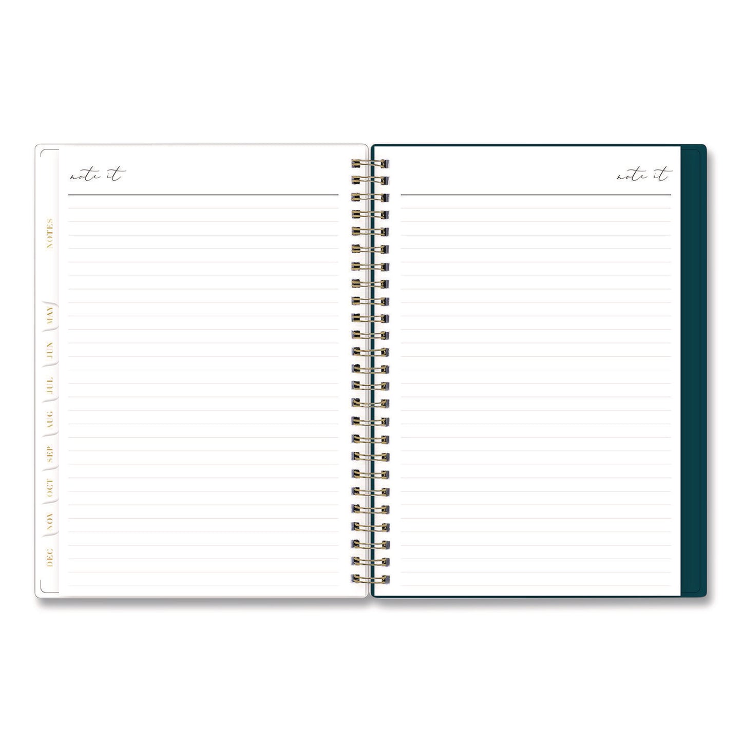 Blue Sky® Life Note-It Dania Weekly/Monthly Planner, Floral Artwork, 8.63 x 5.88, Teal/Pink/Blue Cover, 12-Month (Jan to Dec): 2026 (BLS139478)