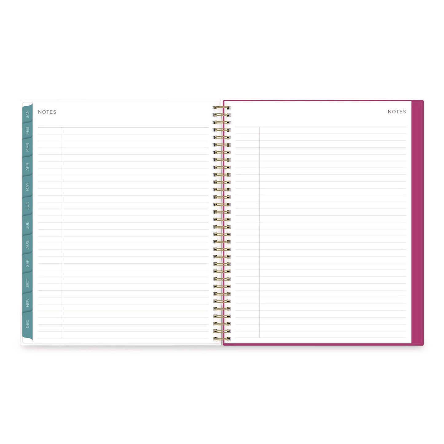 Blue Sky® Kelly Ventura Magenta Bloom Weekly/Monthly Planner, Floral Artwork, 11 x 8.5, Multicolor Cover, 12-Month (Jan to Dec): 2026 (BLS140945)