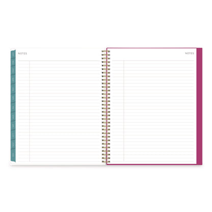 Blue Sky® Kelly Ventura Magenta Bloom Weekly/Monthly Planner, Floral Artwork, 11 x 8.5, Multicolor Cover, 12-Month (Jan to Dec): 2026 (BLS140945)