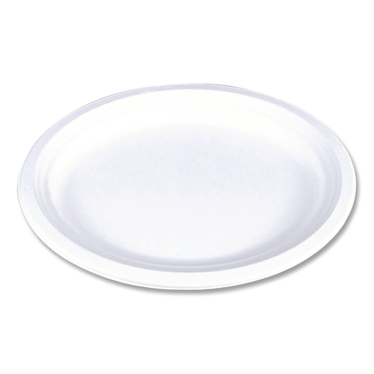 SCT® ChampWare Molded Fiber Tableware, Molded Fiber Platter, 12.5" dia, White, 125 Plates/Sleeve, 4 Sleeves/Carton (SCH18560WPF)