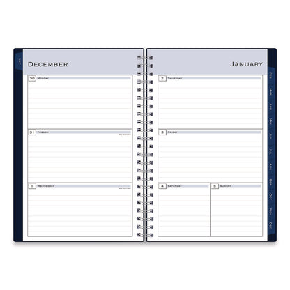 Blue Sky® Passages Weekly/Monthly Planner, 8 x 5, Navy Cover, 12-Month (Jan to Dec): 2026 (BLS148657)