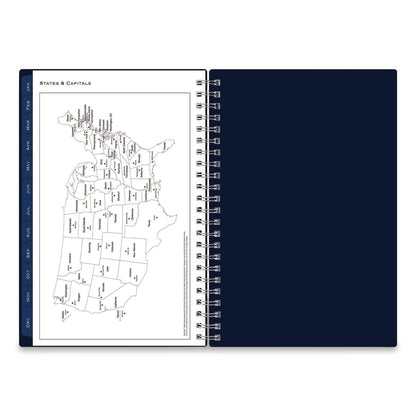 Blue Sky® Passages Weekly/Monthly Planner, 8 x 5, Navy Cover, 12-Month (Jan to Dec): 2026 (BLS148657)