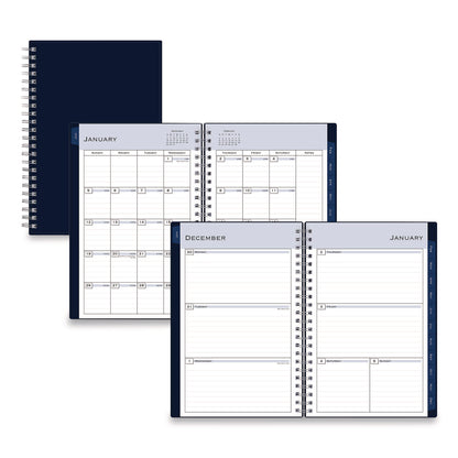 Blue Sky® Passages Weekly/Monthly Planner, 8 x 5, Navy Cover, 12-Month (Jan to Dec): 2026 (BLS148657)