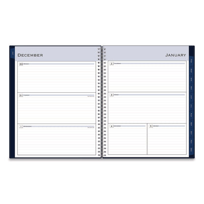 Blue Sky® Passages Weekly/Monthly Planner, 11 x 8.5, Navy Cover, 12-Month (Jan to Dec): 2026 (BLS148659)