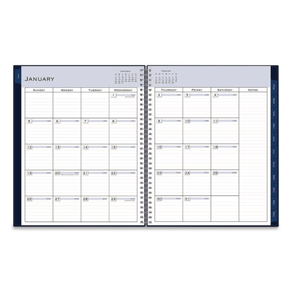Blue Sky® Passages Weekly/Monthly Planner, 11 x 8.5, Navy Cover, 12-Month (Jan to Dec): 2026 (BLS148659)