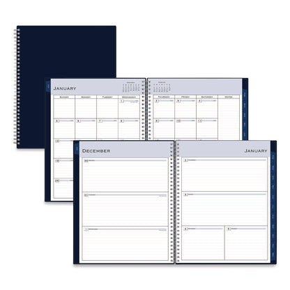 Blue Sky® Passages Weekly/Monthly Planner, 11 x 8.5, Navy Cover, 12-Month (Jan to Dec): 2026 (BLS148659)