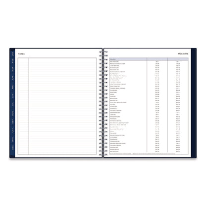 Blue Sky® Passages Monthly Planner, 10 x 8, Navy Cover, 12-Month (Jan to Dec): 2026 (BLS148660)