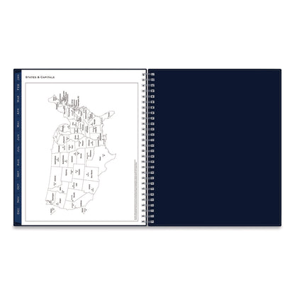 Blue Sky® Passages Monthly Planner, 10 x 8, Navy Cover, 12-Month (Jan to Dec): 2026 (BLS148660)