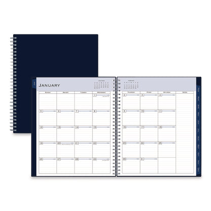 Blue Sky® Passages Monthly Planner, 10 x 8, Navy Cover, 12-Month (Jan to Dec): 2026 (BLS148660)