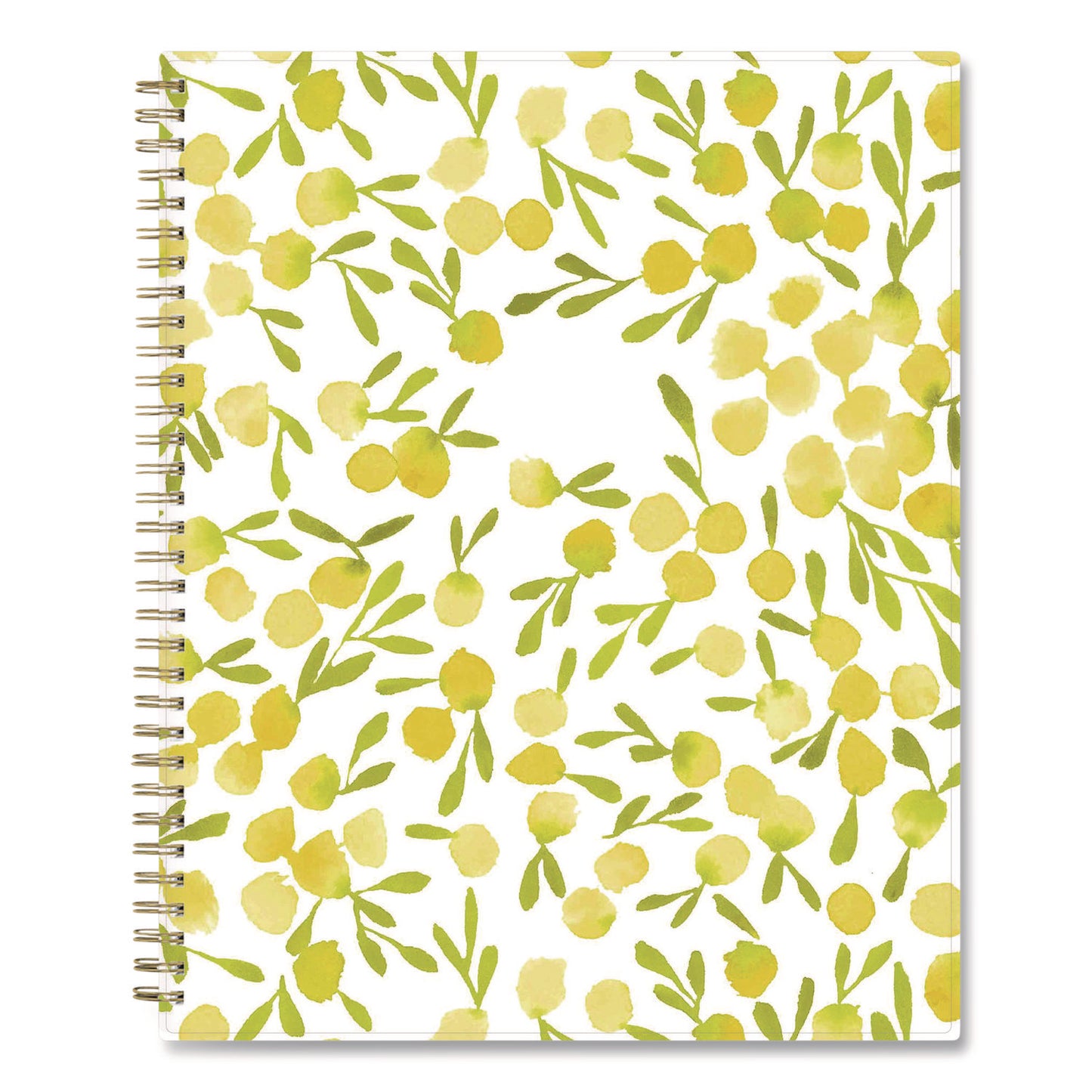 Blue Sky® Mimosa Weekly/Monthly Planner, 11 x 8.5, Floral Artwork, Yellow/Green/White Cover, 12-Month (Jan to Dec): 2026 (BLS149059)
