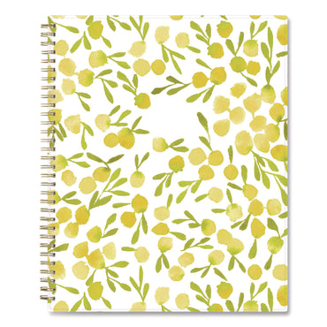 Blue Sky® Mimosa Weekly/Monthly Planner, 11 x 8.5, Floral Artwork, Yellow/Green/White Cover, 12-Month (Jan to Dec): 2026 (BLS149059)
