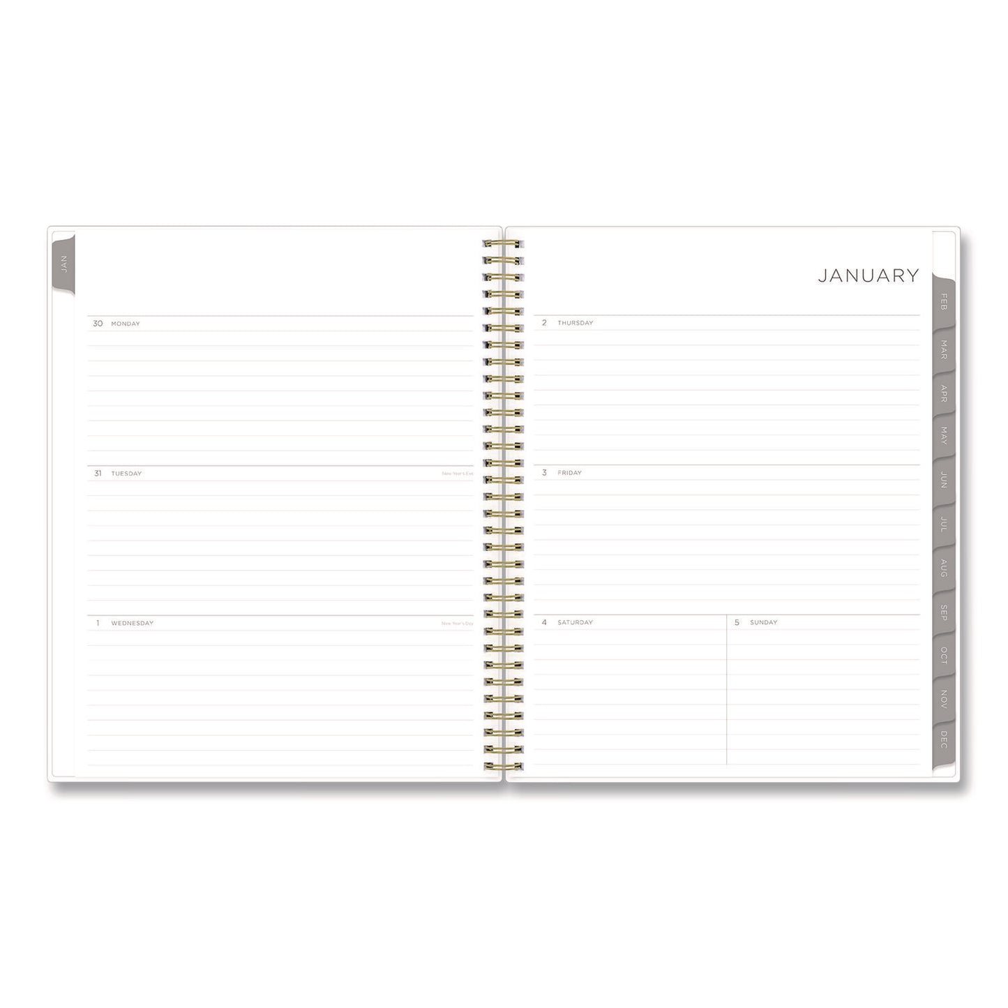 Blue Sky® Mimosa Weekly/Monthly Planner, 11 x 8.5, Floral Artwork, Yellow/Green/White Cover, 12-Month (Jan to Dec): 2026 (BLS149059)