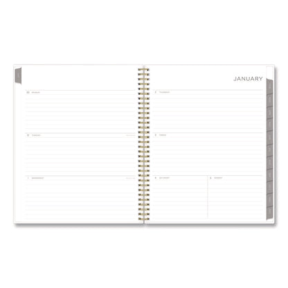 Blue Sky® Mimosa Weekly/Monthly Planner, 11 x 8.5, Floral Artwork, Yellow/Green/White Cover, 12-Month (Jan to Dec): 2026 (BLS149059)
