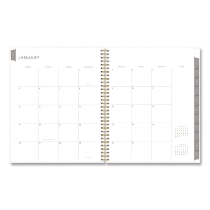 Blue Sky® Mimosa Weekly/Monthly Planner, 11 x 8.5, Floral Artwork, Yellow/Green/White Cover, 12-Month (Jan to Dec): 2026 (BLS149059)