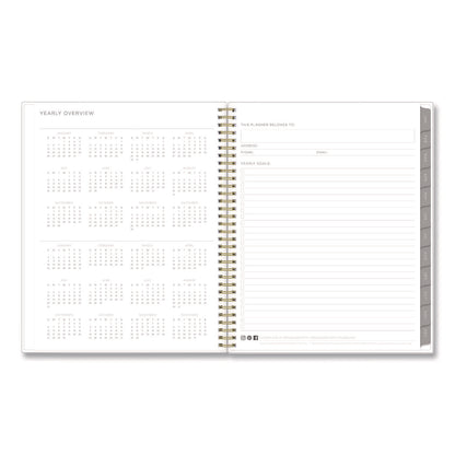 Blue Sky® Mimosa Weekly/Monthly Planner, 11 x 8.5, Floral Artwork, Yellow/Green/White Cover, 12-Month (Jan to Dec): 2026 (BLS149059)