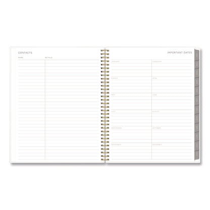Blue Sky® Mimosa Weekly/Monthly Planner, 11 x 8.5, Floral Artwork, Yellow/Green/White Cover, 12-Month (Jan to Dec): 2026 (BLS149059)