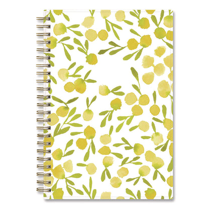 Blue Sky® Mimosa Weekly/Monthly Planner, 8 x 5, Lemon Artwork, Yellow/Green/White Cover, 12-Month (Jan to Dec): 2026 (BLS149061)