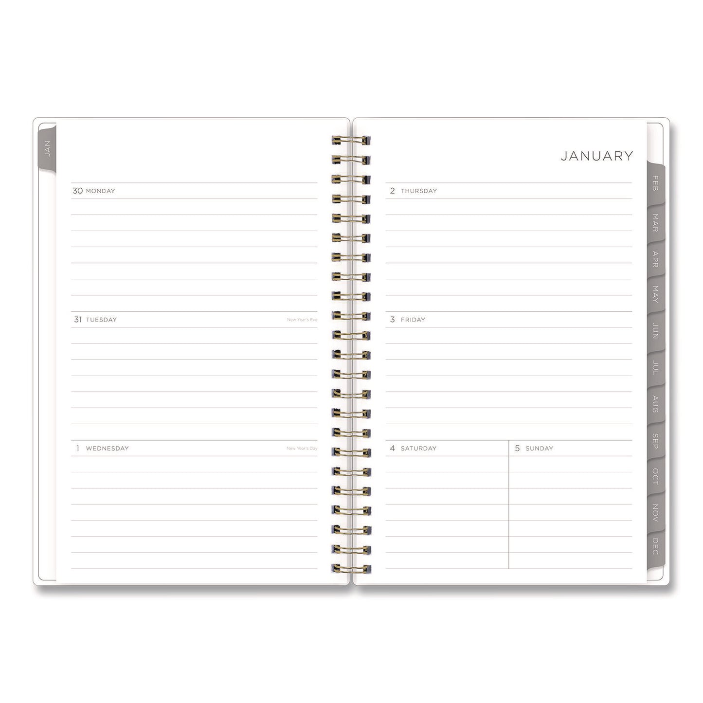 Blue Sky® Mimosa Weekly/Monthly Planner, 8 x 5, Lemon Artwork, Yellow/Green/White Cover, 12-Month (Jan to Dec): 2026 (BLS149061)