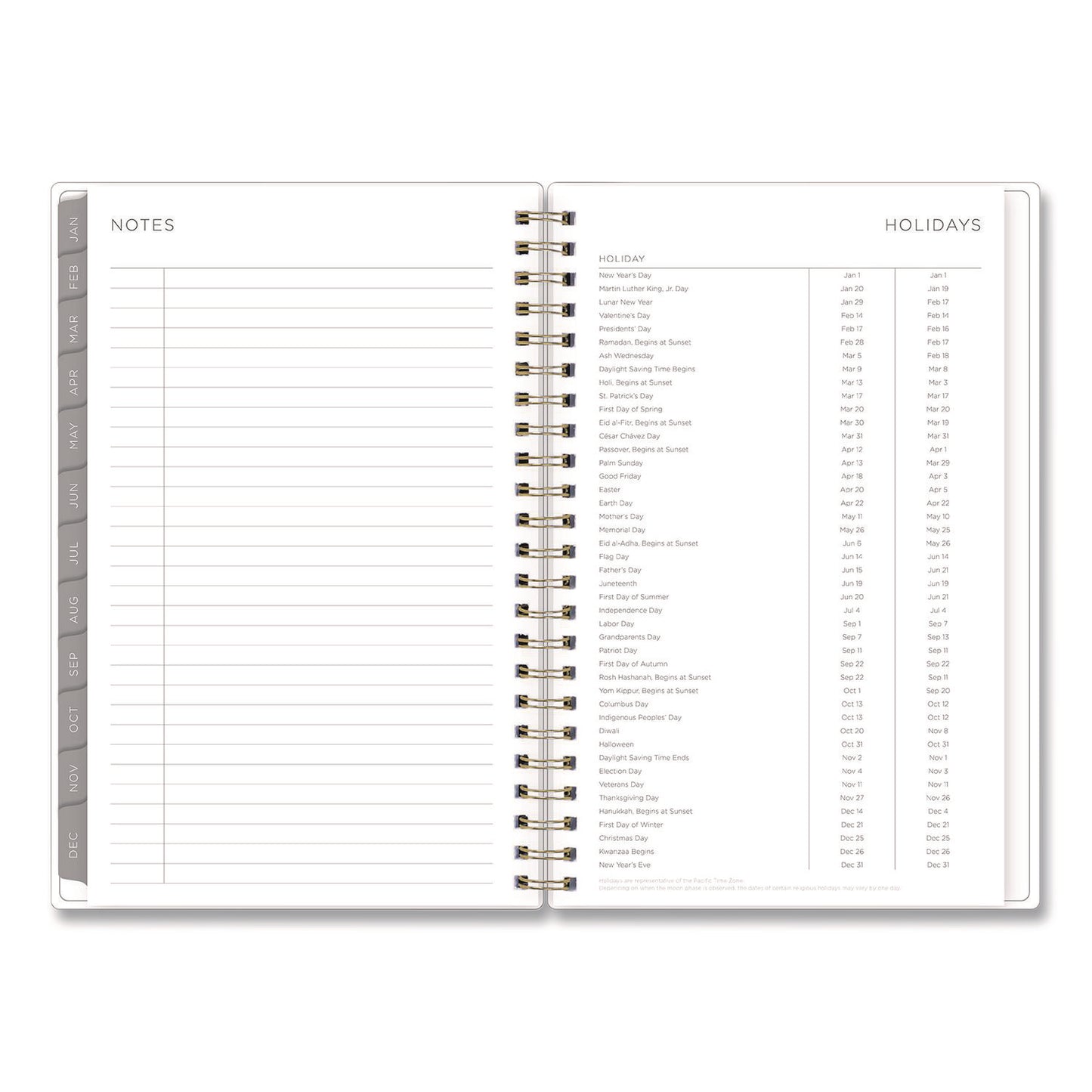 Blue Sky® Mimosa Weekly/Monthly Planner, 8 x 5, Lemon Artwork, Yellow/Green/White Cover, 12-Month (Jan to Dec): 2026 (BLS149061)