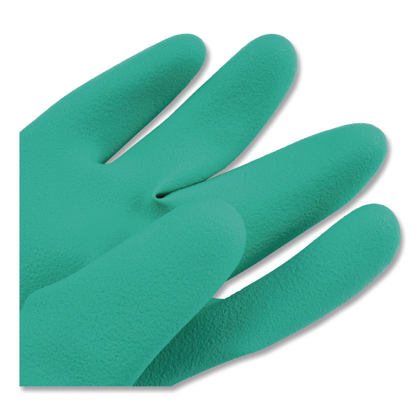San Jamar® Nitrile Dishwashing Gloves, 21" Long, Large, Green, Pair (SJM19NUL)