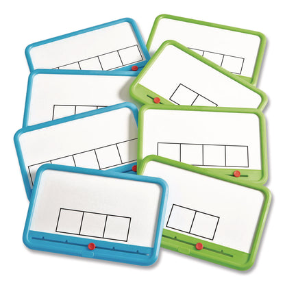 Learning Resources® ELKONIN Box Magnetic Dry Erase Board Set, 11.4 x 5, White Surface, 8 Boards (HDM94476)