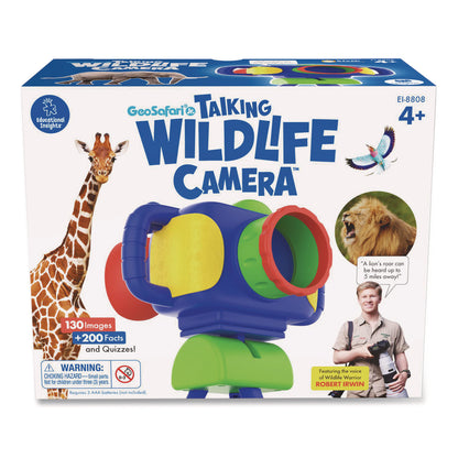 Educational Insights® GeoSafari Jr. Talking Wildlife Camera, Grades Pre-K to 3 (EII8808)