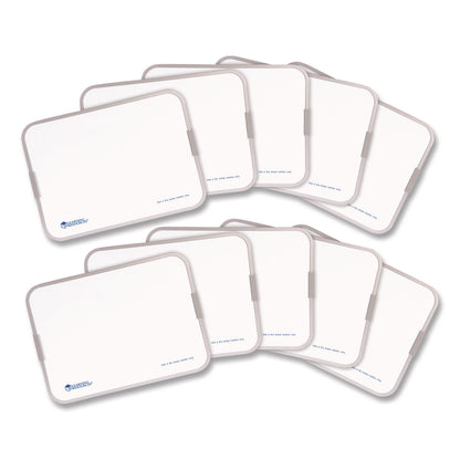 Learning Resources® Dry Erase Boards, 9" x 12", White Surface, 10 Boards (LRNLER4278)
