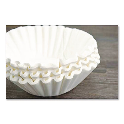 BUNN® Coffee/Tea Brewer Filters, Flat Bottom, 50/Pack, 60 Packs/Carton (BUNREGULAR3M)