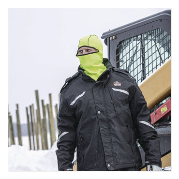 ergodyne® N-Ferno 6821 Fleece Balaclava Face Mask, One Size Fits Most, Lime (EGO16829)