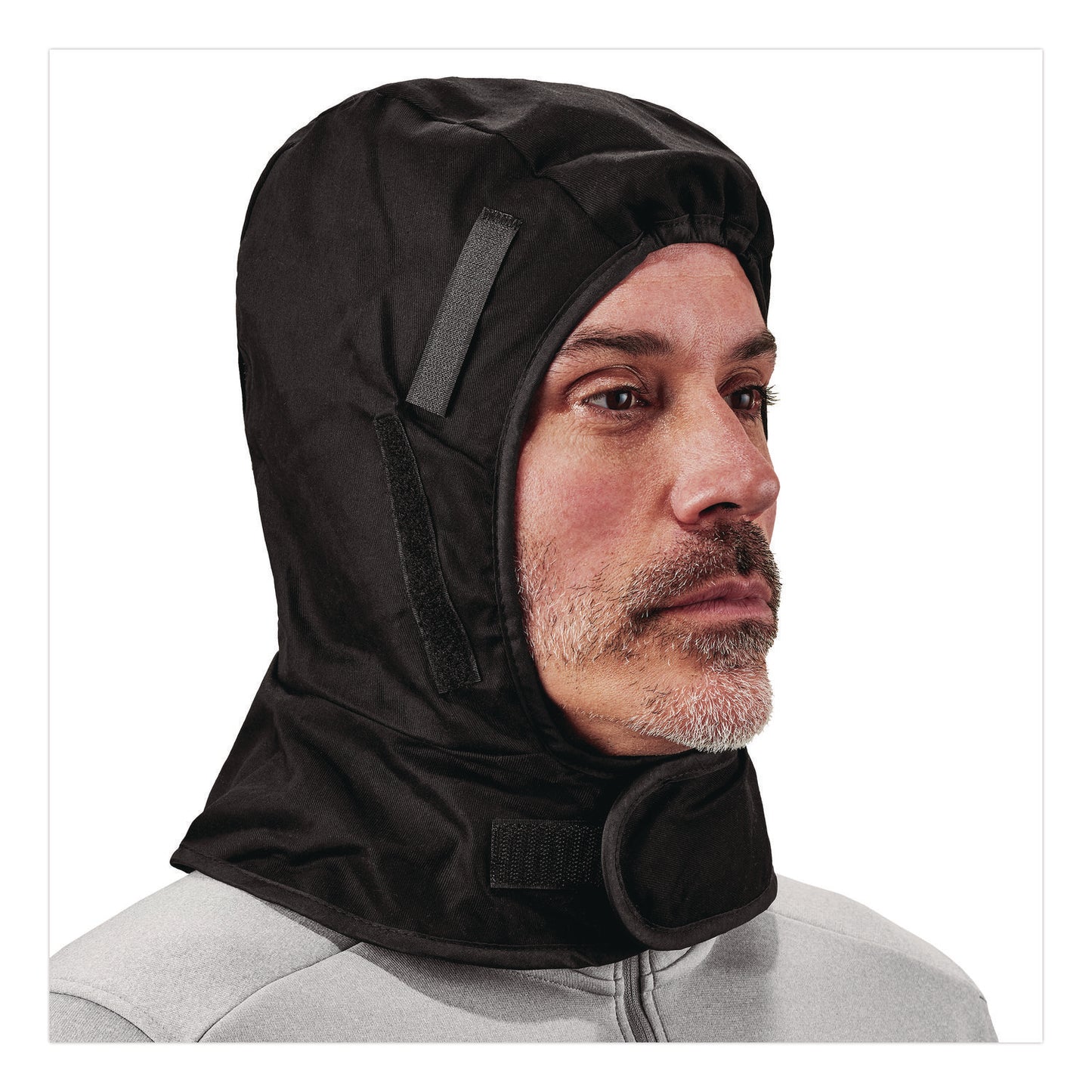 ergodyne® N-Ferno 6852 2-Layer Cotton Shoulder Winter Liner, Cotton/Fleece, One Size Fits Most, Black (EGO16852)
