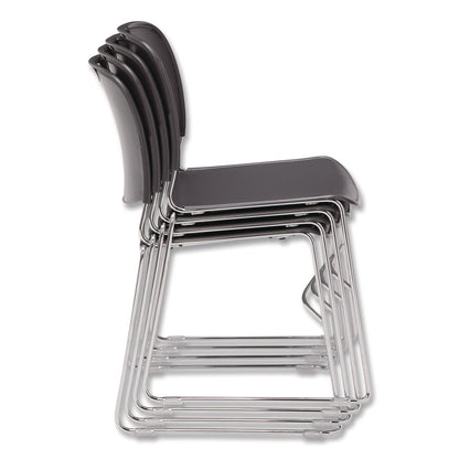 nps®-8500-series-ultra-compact-plastic-stack-chair-supports-up-to-500-lbs-17-seat-height-gray-seat-back-chrome-base-4-pack-nps85024_2