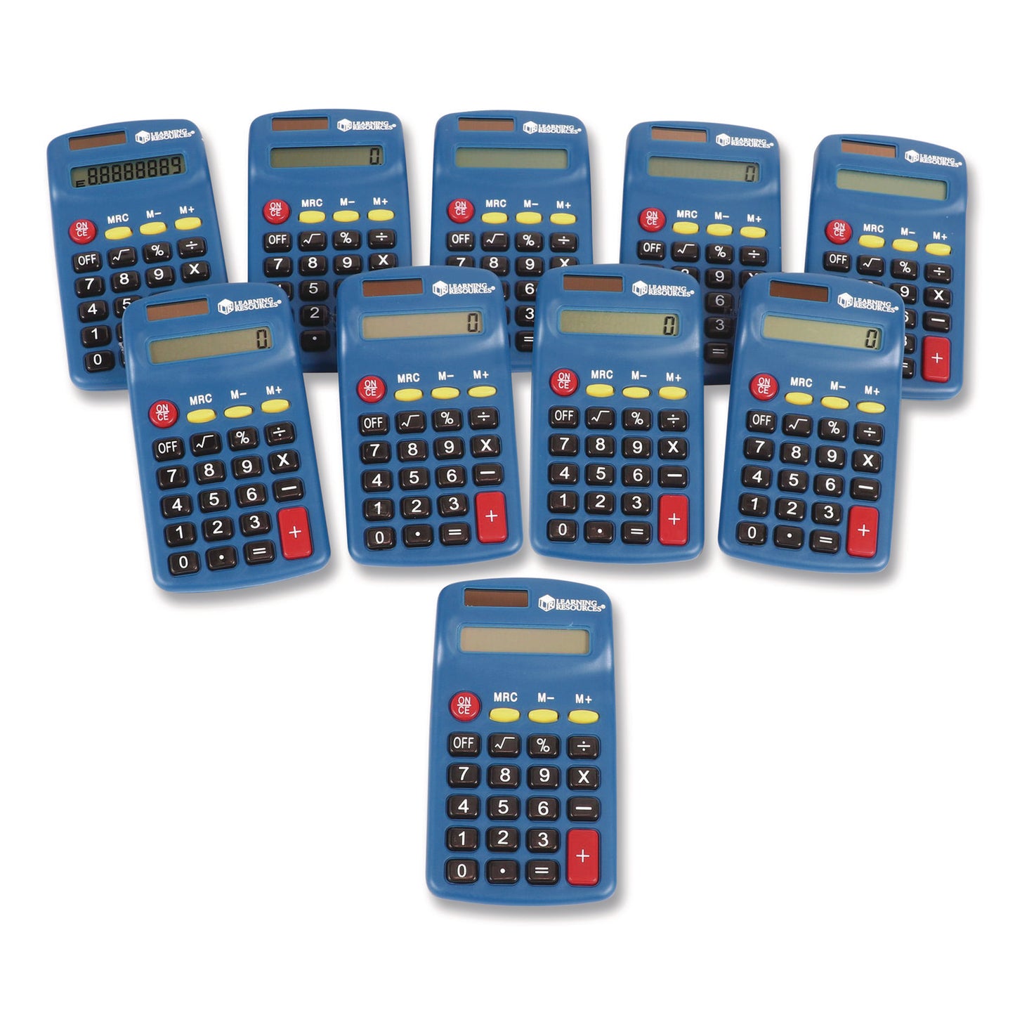 Learning Resources® Primary Calculator, 8-Digit, LCD, 10 Calculators (LRNLER0038)