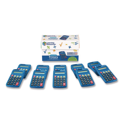 Learning Resources® Primary Calculator, 8-Digit, LCD, 10 Calculators (LRNLER0038)