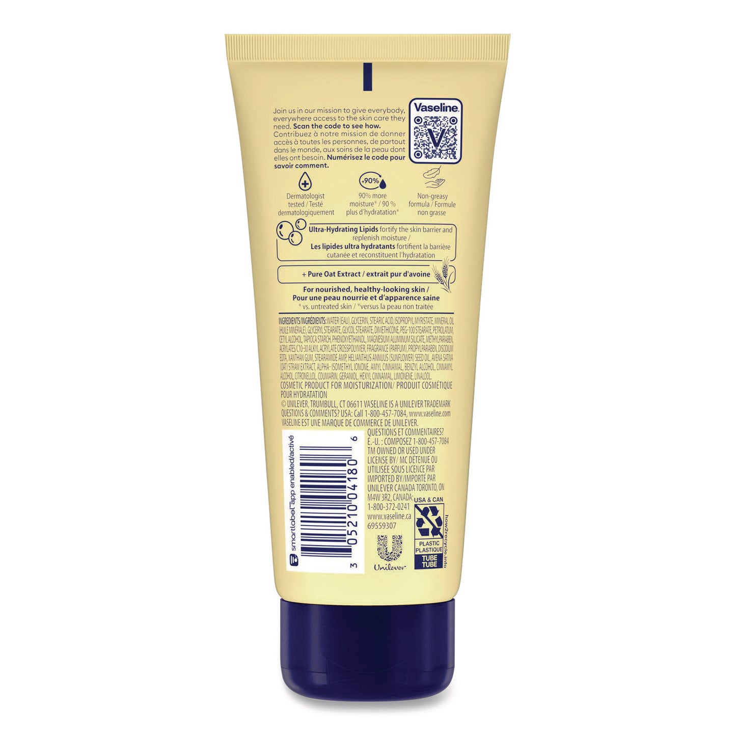 Vaseline® Intensive Care Essential Healing Body Lotion, 3.4 oz Squeeze Tube (UNI04448EA)