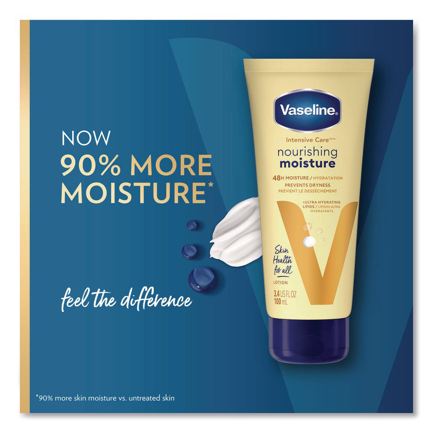 Vaseline® Intensive Care Essential Healing Body Lotion, 3.4 oz Squeeze Tube (UNI04448EA)