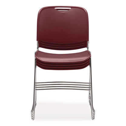 nps®-8500-series-ultra-compact-plastic-stack-chair-supports-500-lbs-17-seat-height-burgundy-seat-back-chrome-base-4-pack-nps85084_2