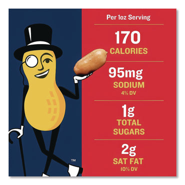 Planters® Cocktail Peanuts, Salted, 35 oz Canister (PTN07615)